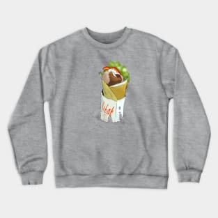 kebab eruption Crewneck Sweatshirt